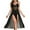 Black, variant on Women's Mesh Sheer Spaghetti Strap Nightgown V-Neck Long Sleep Dress with High Slit & Lace Trim, Elegant Home Wear