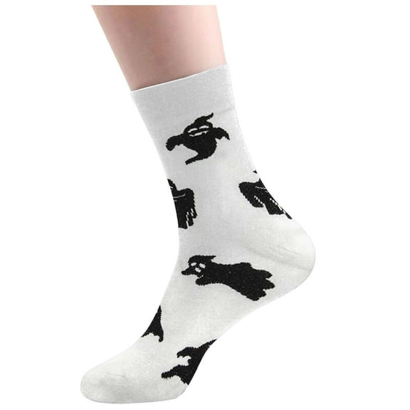 Halloween Socks Novelty Funny Holiday Printed Crew Socks For Men Women