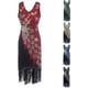 thumbnail image 5 of Vestidos Flapper de los años 20, disfraz de mujer con flecos brillantes, vestido largo de lentejuelas, vestidos sin mangas con borlas, vestido de invitados de boda, 5 of 5