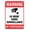 Warning Sign 2, variant on 24Hr Video Surveillance Metal Aluminum Sign, 8"x12" Weather Resistant Weatherproof Decor, Indoor Outdoor Security