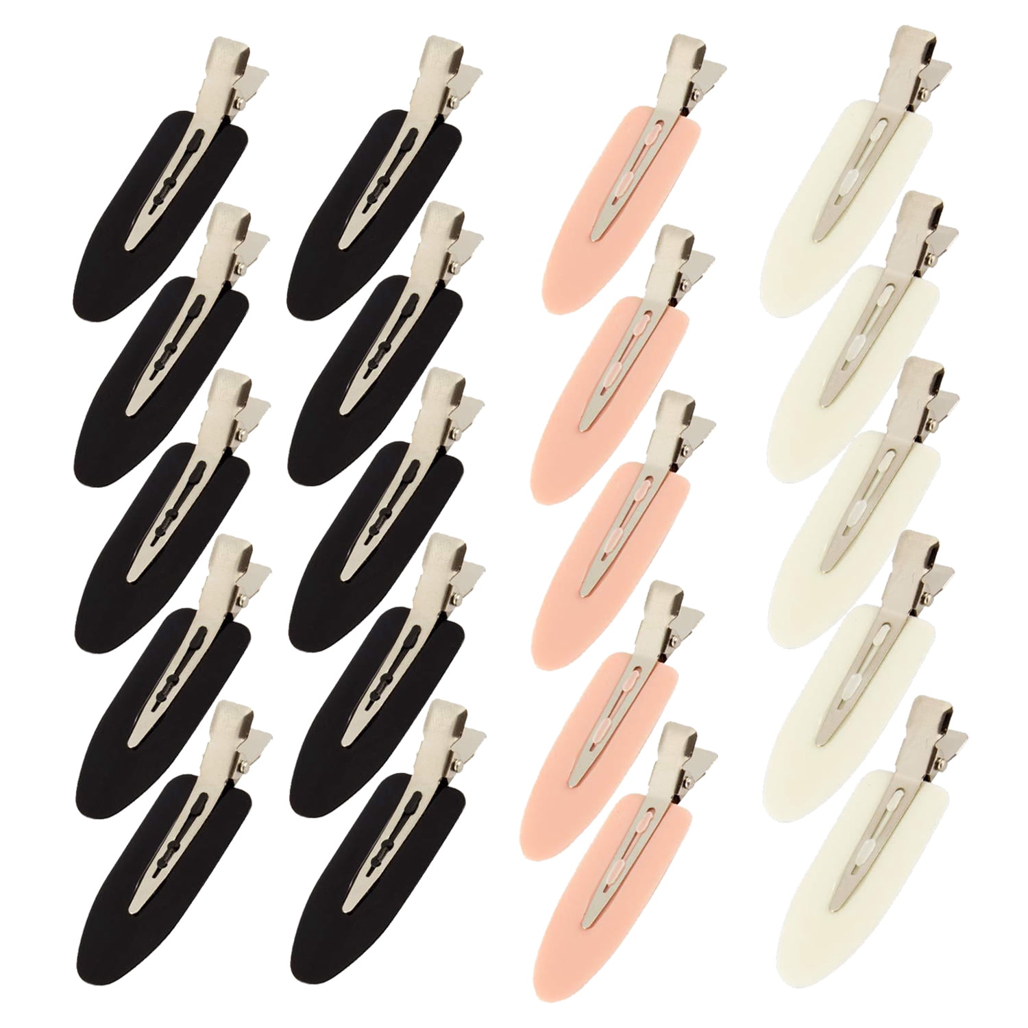20 Pieces No Bend Hair Clips Pin Curl Clips No Crease Hair Clip for Hairstyle Bangs Waves Makeup