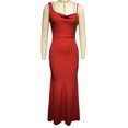 thumbnail image 3 of Vestido Elegante Vestido elegante para mujer Vestido sin espalda suspendido Vestido de belleza sin mangas (Rojo L) Cgtredaw para Mujer Rojo T XL, 3 of 9