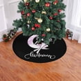 thumbnail image 2 of FMSHPON Halloween Moon Xmas Christmas Tree Skirt Stand Mat for Holiday Party Decoration Indoor Outdoor 48 inches, 2 of 3