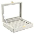 thumbnail image 3 of Jewelry Box Organizer Rings Earrings Tray Display Storage Case for Girls Women, 3 of 6