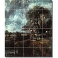thumbnail image 1 of Ceramic Tile Mural-John Constable Country Painting 233. 30" w x 36" h using (30) 6 x 6 ceramic tiles, 1 of 3