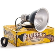 Flukers Clamp Lamp with Switch [Reptile, Reflectors & Domes] 75 Watt (5.5" Diameter)