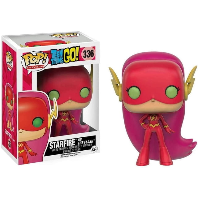 Funko DC Teen Titans Go! ¡Funko POP! Televisión Starfire como The Flash Exclusiva Figura Vinílica #336