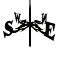 thumbnail image 2 of Weather Wind Speed Weather Wind Easy Assemble Indicators Iron Weather Easy Assemble Solid Metal Iron Weather Owl Brids, 2 of 9