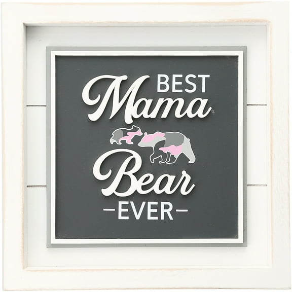 Best Mama Bear - 10" MDF Plaque