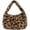 Brown, variant on Y2k Fluffy Leopard Print Bags For Women, Korean Retro Underarm Bags Plush Hobos Shoulder Tote Bag Small Purses Handbags