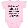 thumbnail image 3 of Inktastic Only the Best Nieces Get Promoted to Cousin Boys or Girls Baby Bodysuit, 3 of 5