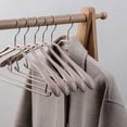 thumbnail image 5 of 10Pcs Metal Clothes Hanger with Plastic Coating Suit Non-Slip Drying Rack Hook, 5 of 20