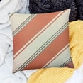 thumbnail image 2 of BANET Throw Pillow Cover Cushion Stripe Decoration Pillowcase with Hidden Zipper for Sofa Bedroom Car White, 2 of 5