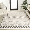 thumbnail image 4 of JONATHAN Y SOUTH BEACH 3 x 5 Area Rug, Ormond Trellis Geometric - Cream/Black, SBH109B-3, 4 of 9