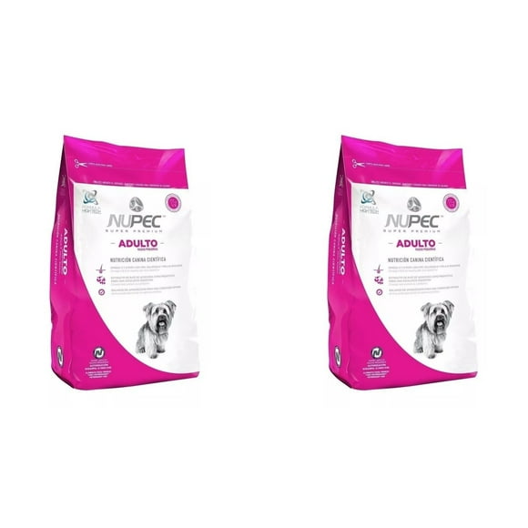 Paquete de dos nupec adulto razas pequeñas 8 kg