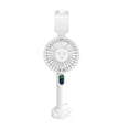thumbnail image 1 of USB Desktop Spray Fan Phone Holder 5000mAh Handheld Air Cooling Fan (Blanco) Ehuebsd Libre de BPA, 1 of 9