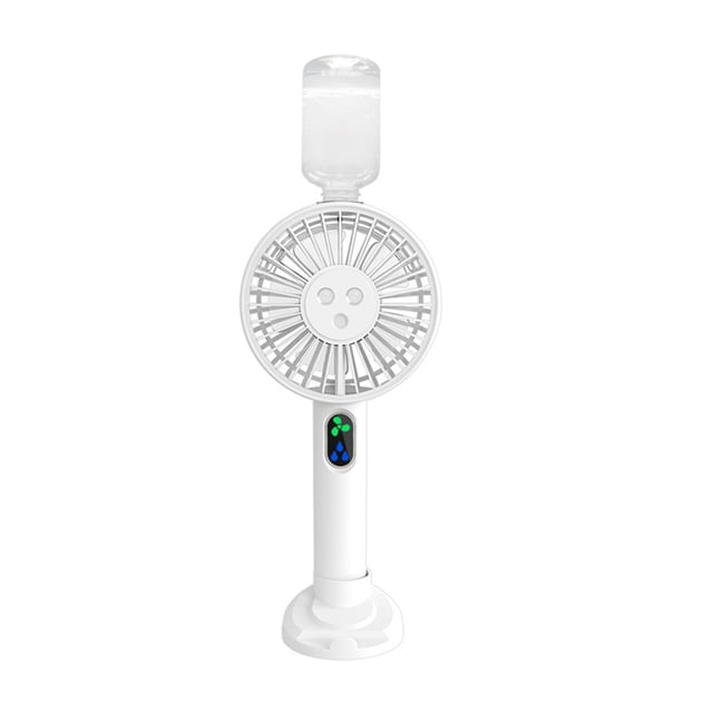 USB Desktop Spray Fan Phone Holder 5000mAh Handheld Air Cooling Fan (Blanco) Ehuebsd Libre de BPA