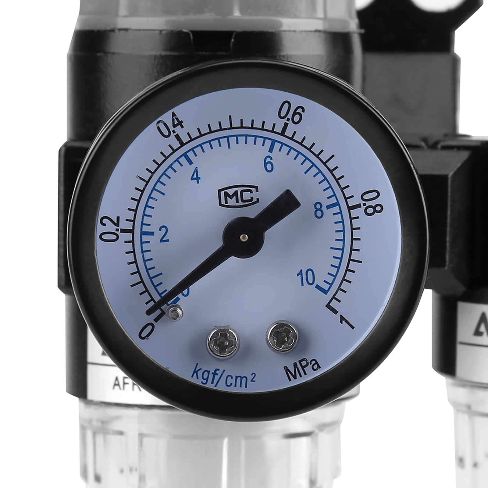 Régulateur Filtre Compresseur D'Air BSP 1/2" - Piège à Eau + Régulateur Pression 0-150 Psi Pour Outils Pneumatiques