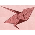thumbnail image 1 of Ahgly Company Indoor Rectangle Patterned Valentine Red Area Rugs, 5' x 7', 1 of 6