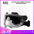 thumbnail image 2 of Casco de coche eléctrico para hombre, talla 5XL, medio casco, extragrande, 70, temporada, gorra de seguridad 3C, 2 of 5