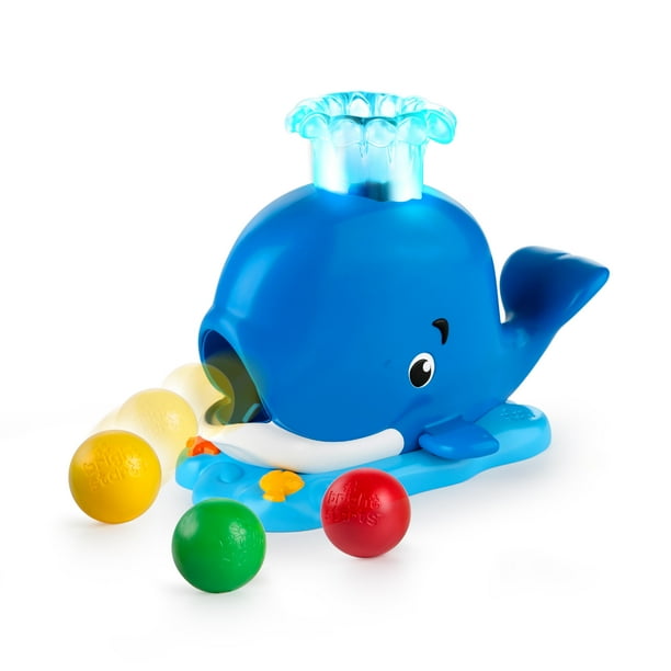 Bright Starts Silly Spout Whale Ball Popper Baby Activity Toy for Age 6