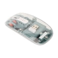 thumbnail image 1 of BT2.4G LED Slim Rechargeable  Silent Mouse, 2400 DPI, 400mAh  Transparent  Cover Quiet Mouse for Office PC Laptop, 1 of 8