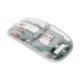 thumbnail image 1 of M Buder Ratón Transparente Bluetooth Inalámbrico 2.4GHz 4 Niveles DPI Recargable RGB Verde, 1 of 9