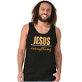 thumbnail image 5 of Christian Faith Jesus Over Everything Tank Top Tee Shirt Women Brisco Brands X, 5 of 6