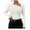 White, variant on Fiaer White T Shirts for Women Trendy Asymmetric Neck Long Sleeve Tshirts Slim Fit Casual Comfy Fall Knit Tops White XS