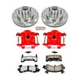 thumbnail image 2 of PowerStop Front Z36 Truck & Tow Brake Pad and Rotor Kit with Red Powder Coated Calipers Fits: CHEVROLET GMC ISUZU Select Models KC1985-36, 2 of 4