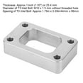 thumbnail image 4 of T3 Spacer  Flange, Lightweight Easy To Install Mild Steel Mild Steel  Inlet Flange Scratch Resistance  For Turbocharger For Accessories, 4 of 8