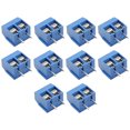 thumbnail image 3 of 10 Uds KF301PCB Montaje Tornillo Bloque Terminales Conector Paso 5 0mm (2P) Azul, 3 of 4
