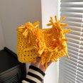 thumbnail image 4 of Bolso de mujer Bolso de axila tejido informal Bolso de compras de verano elegante (Amarillo) Likrtyny Para Estrenar, 4 of 7