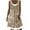 Brown, variant on Patlollav Dress for Woman 2024,Summer Dresses Womens Floral Print Sleeveless Round Neck Dress Fake Two-Piece Dresses