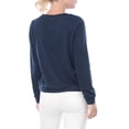thumbnail image 6 of INSPIRE CHIC Women's Round Neck Long Sleeves Cute Printed Sweatshirt S Blue, 6 of 7