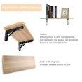thumbnail image 5 of 2pcs 8\/10\/12\/14\/16\ Wall Mounted Support Collapsible Long Release Arm Folding Bracket, 5 of 5