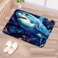 thumbnail image 5 of Shark Polyester Non-Slip Machine Washable Floor Carpet Chair Mat Floor Rug, 5 of 6