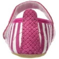 thumbnail image 3 of Girls Ballerina Stripes Anti-slip Rubber soles Slippers, 3 of 8