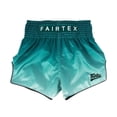 thumbnail image 1 of Fairtex Slim Cut Muay Thai Boxing Shorts - BS1906 (Green Fade, Large), 1 of 5