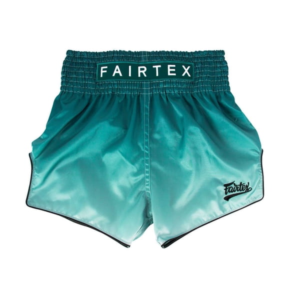 Fairtex Slim Cut Muay Thai Boxing Shorts - BS1906 (Green Fade, Large)