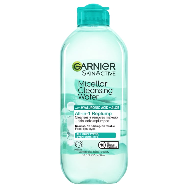 Garnier SkinActive Hydrating Cleansing Water with Hyaluronic Acid photo 1
