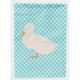 thumbnail image 1 of Carolines Treasures BB8031GF Crested Duck Blue Check Flag Garden Size, 1 of 3