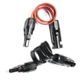 thumbnail image 2 of Lefu 1000V Compatible SolarCable CasementBushing Flexible Flat with Plug and Coupling, 2 of 9