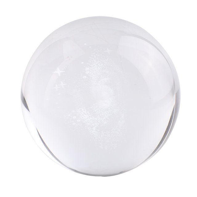 Bola de cristal K9 de 100mm para fotografía, decoración artística, decoración artística (solo bola de cristal)