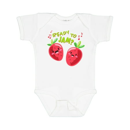 

Inktastic Ready to Jam- Fun Strawberries Gift Baby Boy or Baby Girl Bodysuit