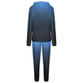 thumbnail image 5 of Blusa de manga larga con estampado de cuello con capucha para hombre de moda + conjuntos de pantalones sueltos Pompotops  oipoqjl51932, 5 of 5