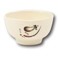 thumbnail image 2 of Pack Of 6 Melamine Eggplant Zen Swirl Wavy Soup Dessert Rice Ochawan Bowls 12oz, 2 of 5