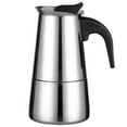 thumbnail image 4 of 2/4/6/9 Cups Moka Pot Coffee Maker,Stainless Steel Moka Pot Maker Coffee Cookers, 4 of 7