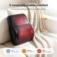 thumbnail image 4 of Neck and Back Massager with Heat, 3D Deep-Kneading Shiatsu Massager for Neck and Back, Black — Gift for Mom or Dad, 4 of 10