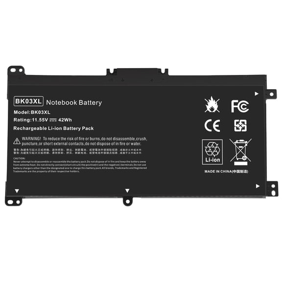 Battery for HP Pavilion x360 14-ba175nr 14-ba253cl BK03XL BKO3XL 916366-421